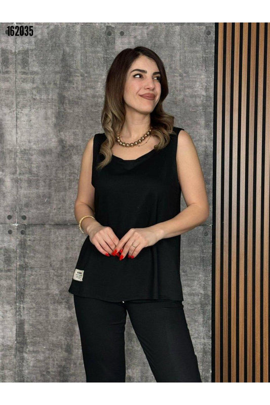 Kadın Minimal Stil Atlet Pantolon Takım 1