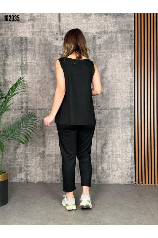 Kadın Minimal Stil Atlet Pantolon Takım 2