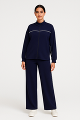 MODAL KUMAŞ BİYELİ DÖKÜMLÜ EŞOFMAN TAKIMI