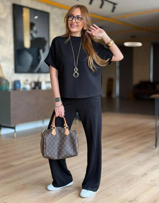 ✨Kol Ahşap Düğme Detaylı Takım✨